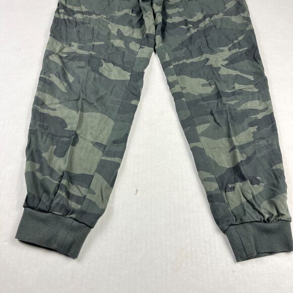 Splendid Womens Camo Print Jogger Pants Size Small Stretch Waist Tapered Leg - Picture 2 of 12